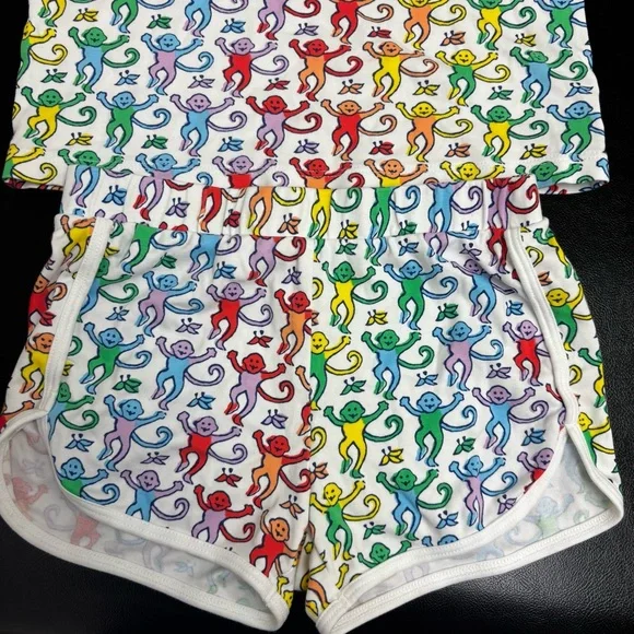 Roller Rabbit Kids Disco Monkey Playa Play Set Rainbow - Picture 7 of 14